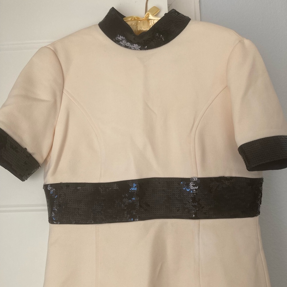 Celine wool, silk, and sequin dress